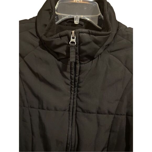 Althletic Works Woman Women’s Size 1X Black Quilted Zip Up Vest Pockets - Picture 6 of 12
